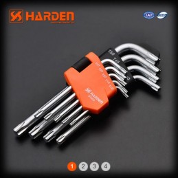 Chave Torx média, 9 peças