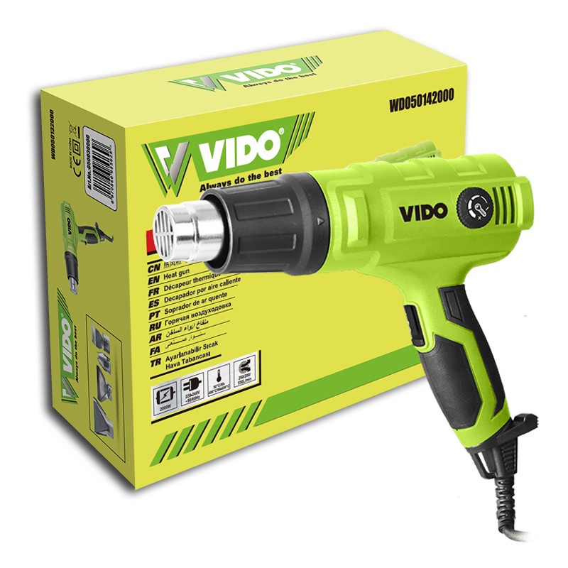 Heat gun 2000W, adjustable temperature