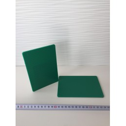 Cale plastique 100x150x3 mm - vert