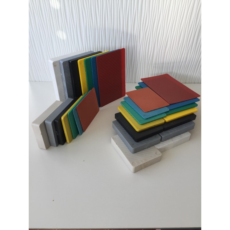 Plastic shim 100x75x10 mm black